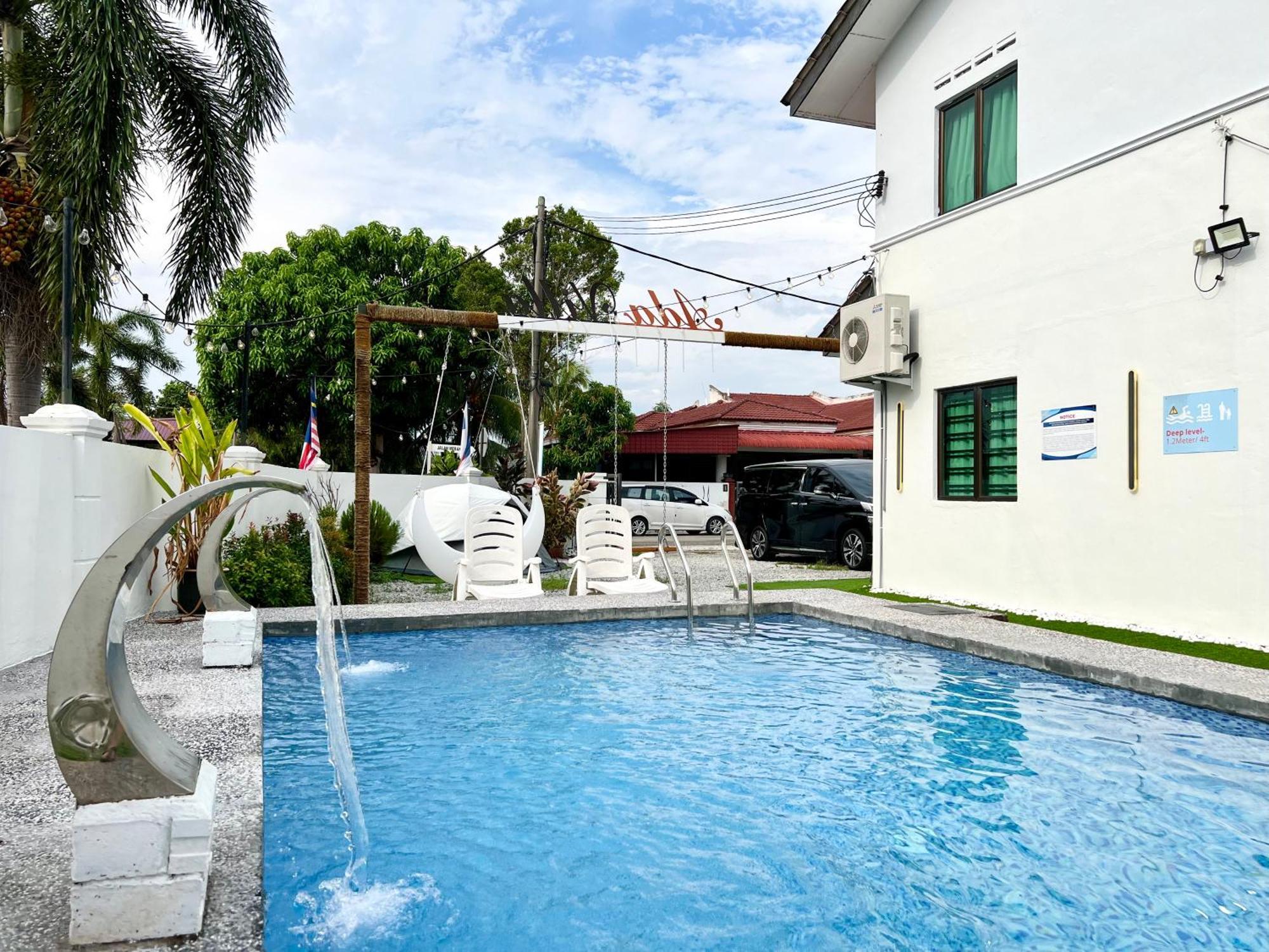 Klebang Melaka Private Pool 12Pax-4Br-Sing K-Coway Villa Exterior photo